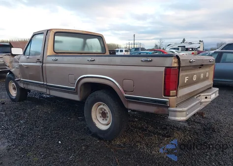 1981 Ford F250 из США, поврежденный, VIN 1FTEF25G4BRA12172